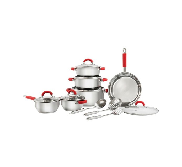 Tissolli 15Piece Stainless Steel Cookware Set Makro