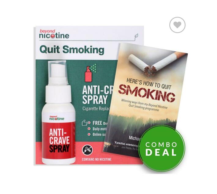 Beyond Nicotine Quit Smoking AntiCrave Spray & Quit Smoking Book Makro