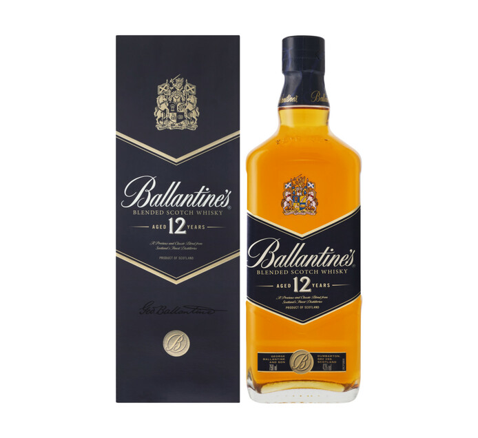 Ballantines 12 YO Blended Scotch Whisky (1 x 750ml)