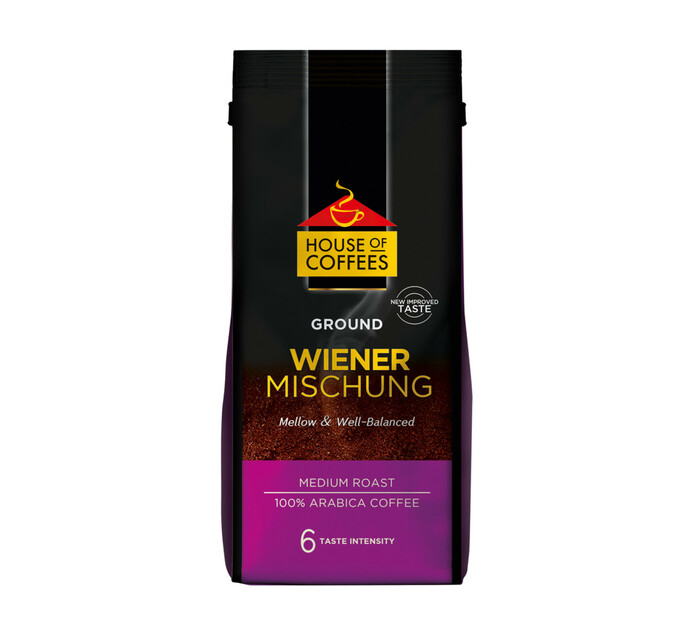 House Of Coffees Pure Ground Coffee Wiener Mischung (12 x 250g)