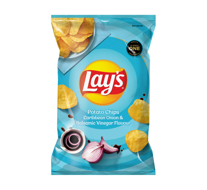 Lays Potato Chips Caribbean (14 x 200g) Potato Large Chips Chips