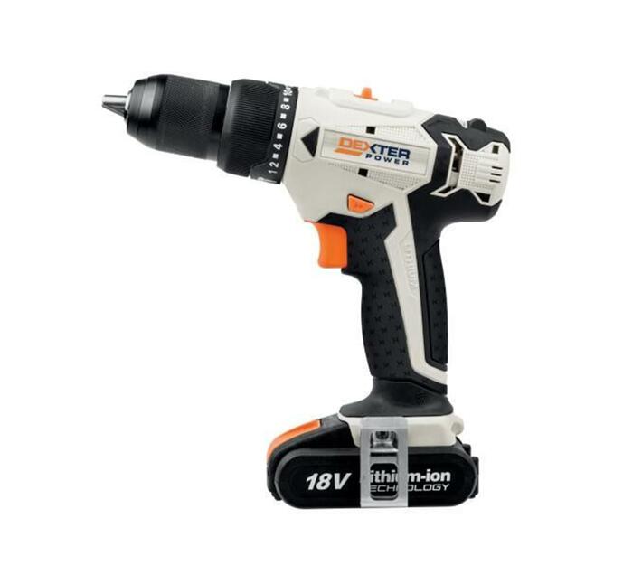 Cordless impact drill DEXTER POWER 18V 1 bat Li 2Ah Makro