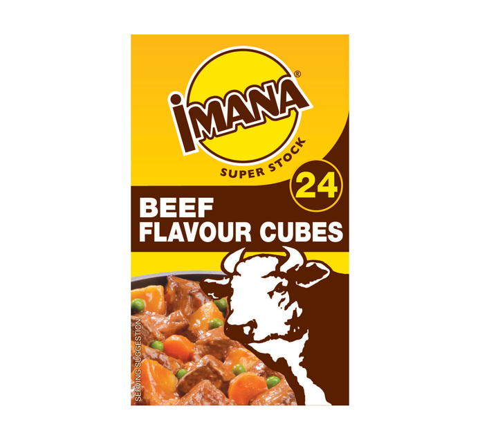 Imana Stock Cubes Beef (1 x 24's)