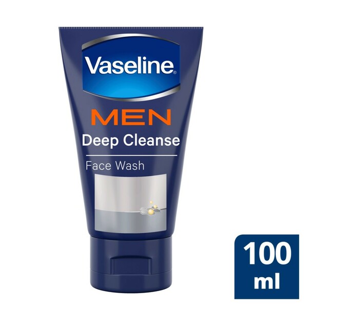 Vaseline Mens Face Wash Deep Cleansing (1 x 100ml)