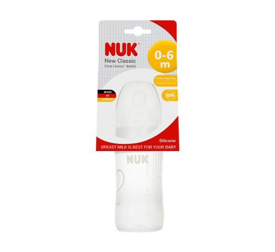 NUK Size 1 150ml FC+ Bottle New Classic 