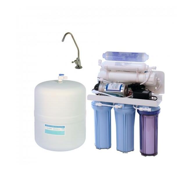 Reverse Osmosis 6 Stage Filtration System with Booster pump