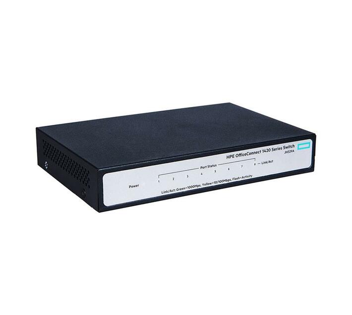 HPE OfficeConnect 1420 8G - switch - 8 ports - unmanaged - desktop