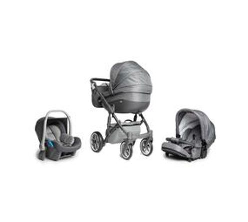 Baby Merc Faster Travel System (3-in-1) - Grey