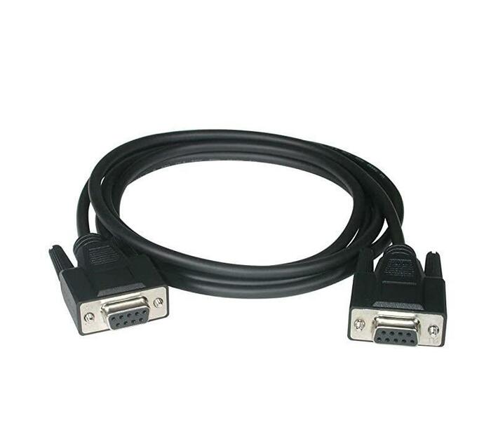 OEM 9 PIN Rs232 Crossover Female TO Female 2M Cable Black Makro