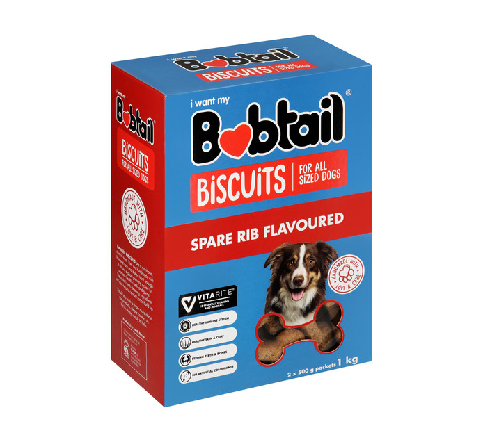 Bobtail Biscuits Spare Rib (1 x 1kg)
