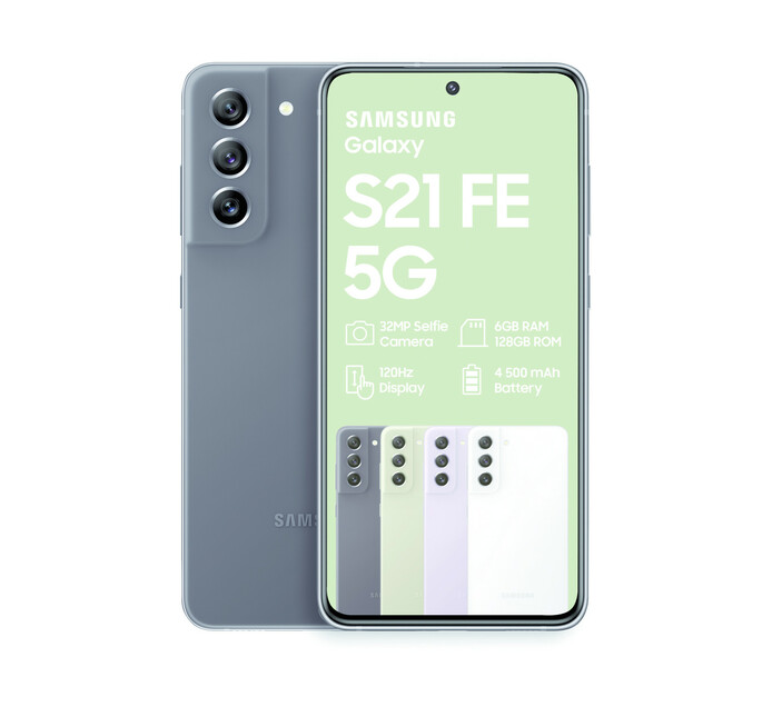 Samsung 128GB Galaxy S21 FE 5G Graphite Premium Smart Handsets Devices Cellphone Handsets