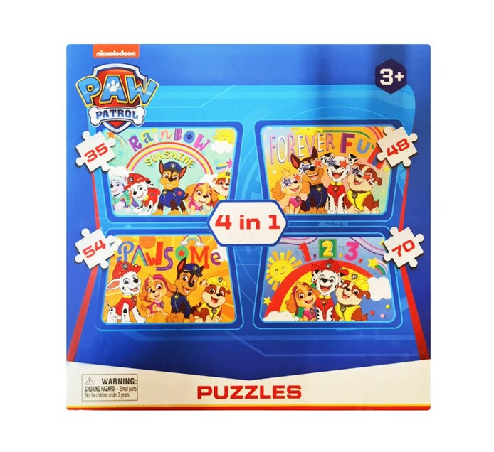Paw Patrol 4 in 1 Puzzle Makro