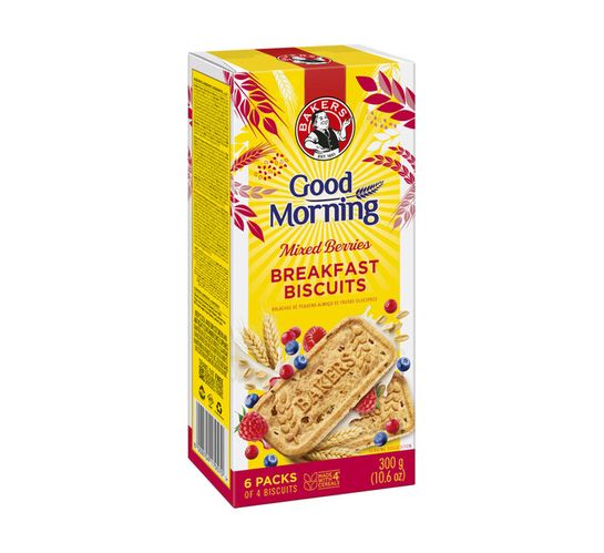 Bakers Good Morning Biscuits Mixed Berries (300g)