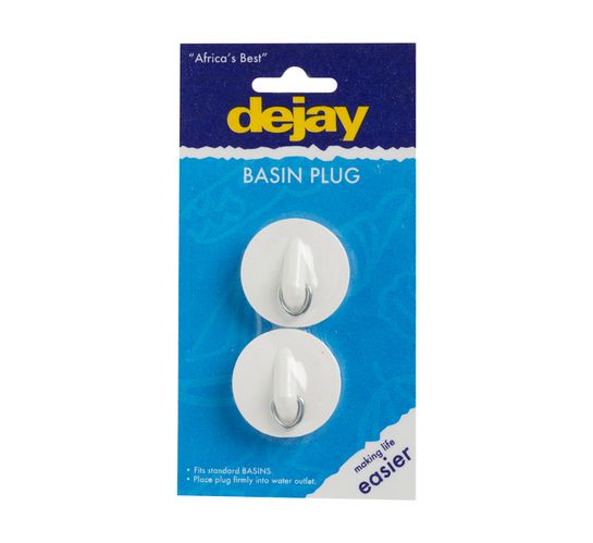 Dejay Basin Plug 2pce White 