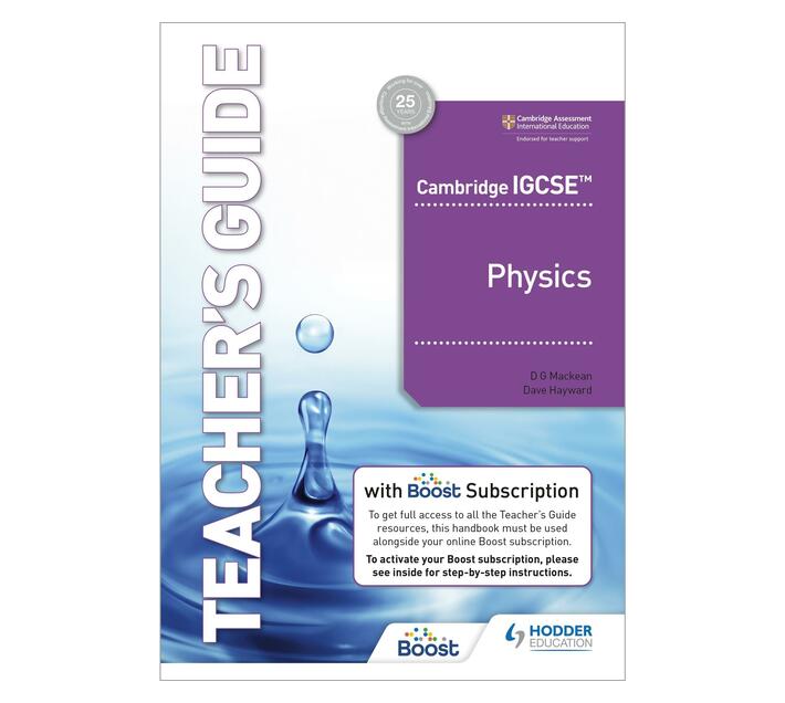 Cambridge IGCSE (TM) Physics Teacher's Guide with Boost Subscription