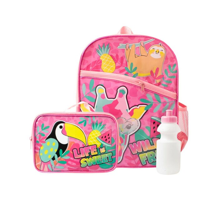 3-Piece Wild Child Backpack Combo Set 