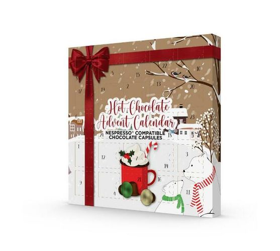 Nespresso Compatible Hot Chocolate Pods Caffeluxe Christmas Advent Calendar