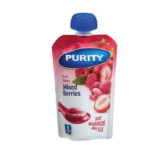 Purity Pureed Baby Food Mixed berries (1 x 110ml)