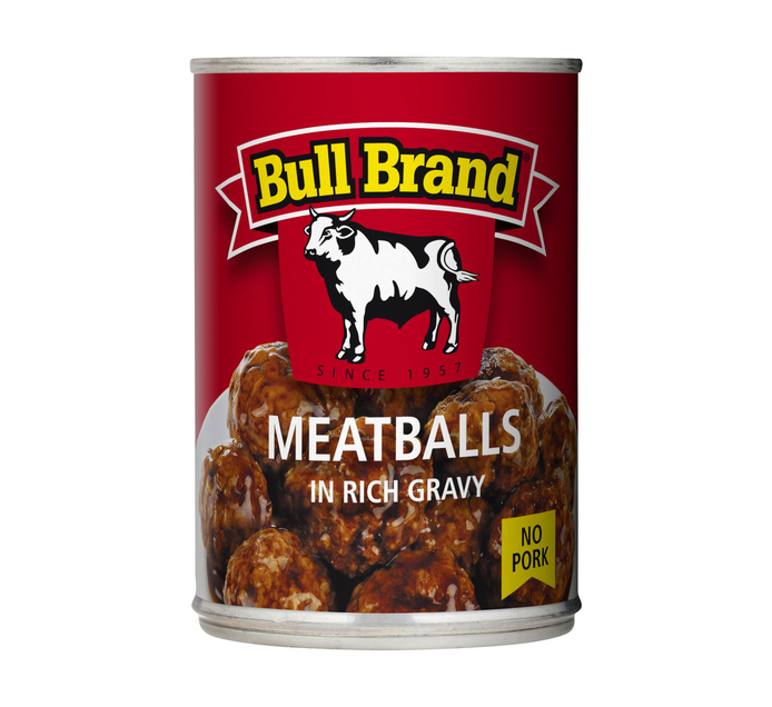 Bull Brand Meat Balls in Gravy (6 x 400g) Mixed Fruit Jam Jams