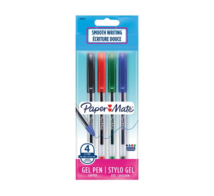 Papermate Jiffy Gel Ballpoint Pens 4-Pack 