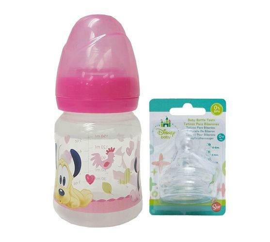 Disney Baby - Minnie 150ML Bottle Natural + 2 pcs Natural Teats