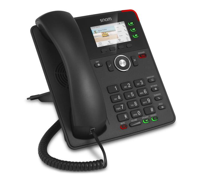 Snom D717 VoIP Phone 6line Desktop SIP No PSU Included Wide Colour