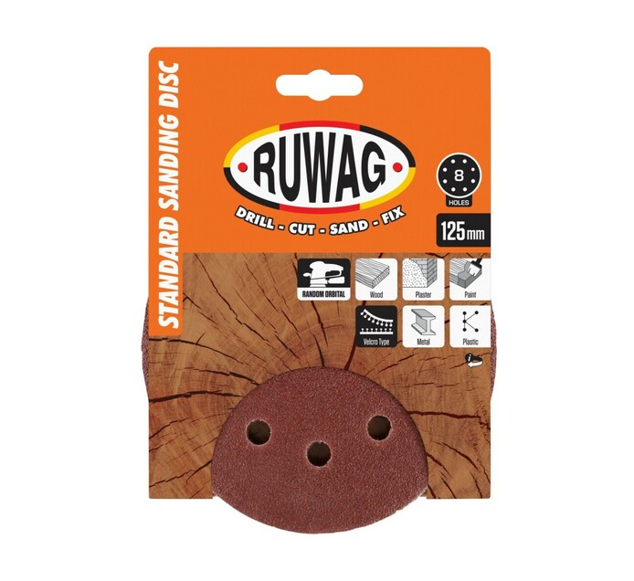 Ruwag 125 MM Rnadom Orbital Sand Paper Makro