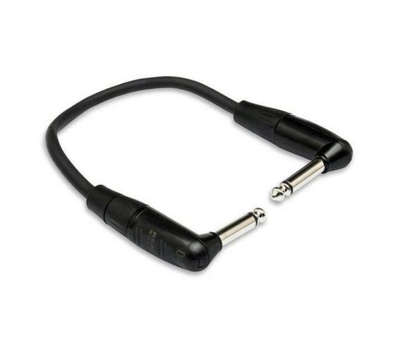 Hosa Tech REAN Right-angle to Same Pro Series Guitar Patch Cable - 18 Inch