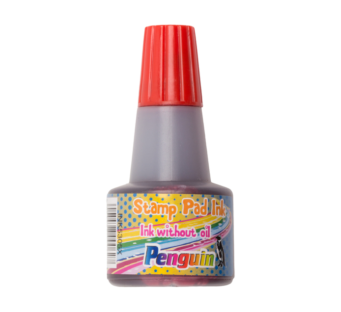 Penguin Stamp Pad Ink Red 30ML Makro