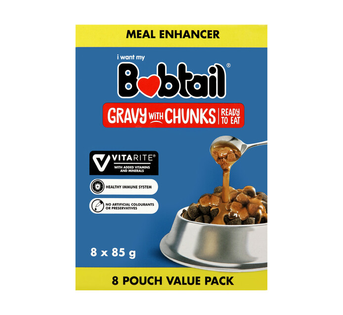 Bobtail Gravy With Chunks Multi Pack Original (48 x 85g) Makro