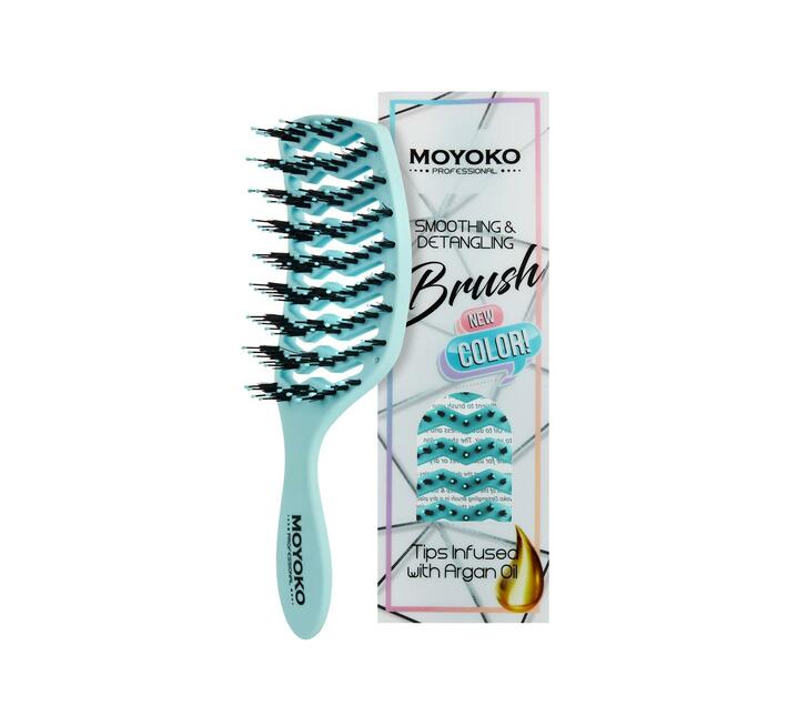 Moyoko Smoothing & Detangling Brush Pastel Blue Makro