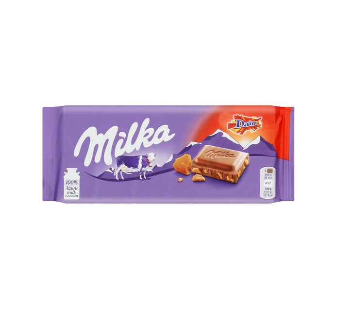 Milka Chocolate Slab Milka & Daim (1 x 100g)