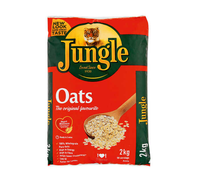 Jungle Oats Regular Refilll Bag (6 x 2kg) Makro