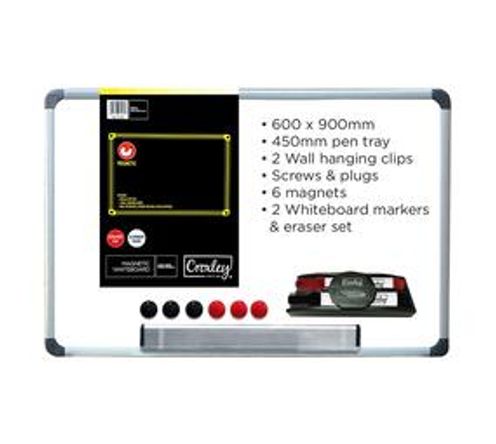 Croxley Whiteboard 600mmx900mm with accessories