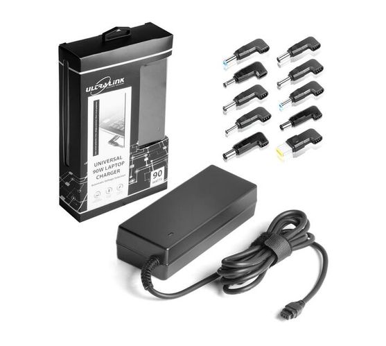 Ultra Link 90W Universal Laptop Charger – Automatic Voltage Selection