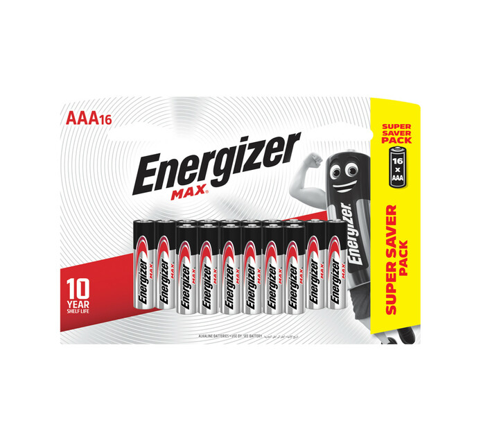 Energizer Max AAA Batteries 16-Pack 