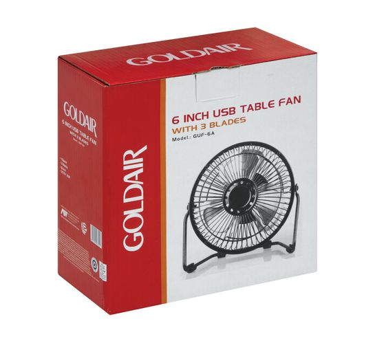 Goldair 15cm USB Desk Fan 