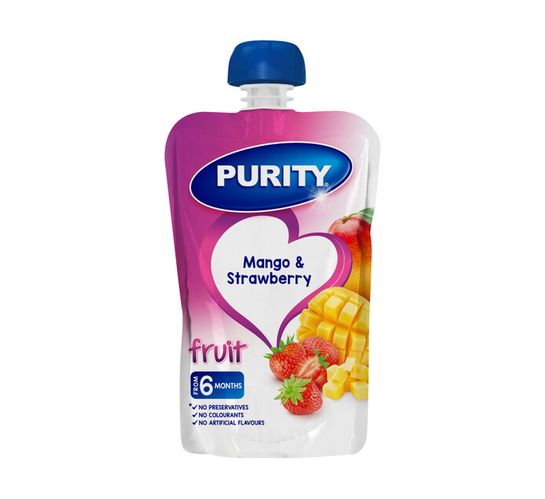 Purity Pureed Baby Food Mango & Strawberry (1 x 110ml)