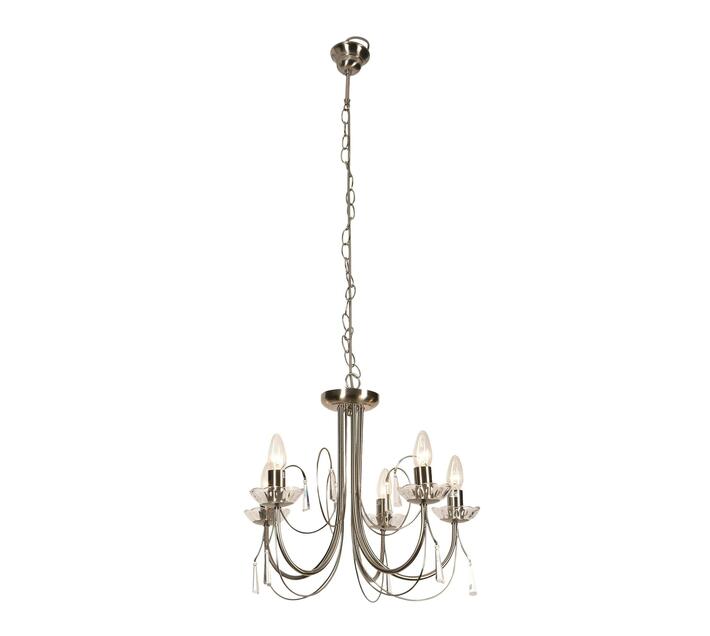 Eurolux 5 Light Chandelier With Clear Crystals Makro