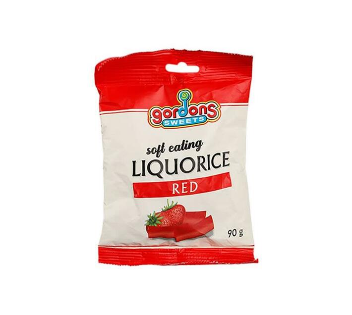 Sweet Liquorice Soft Red 90g (Box of 6) Makro