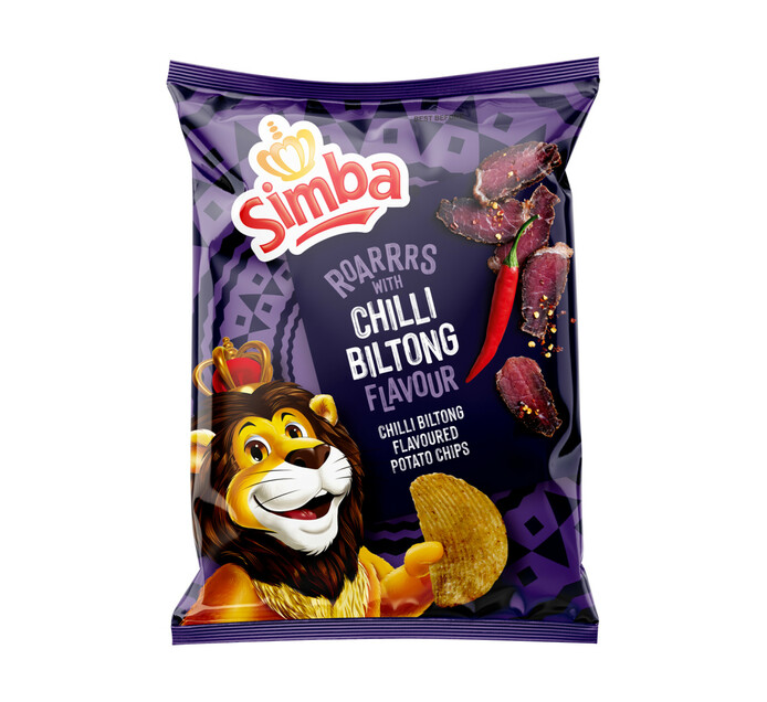 Simba Potato Chips Chilli Biltong (48 x 36 g) Makro