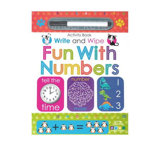 WRITE AND WIPE FUN WITH NUMBERS