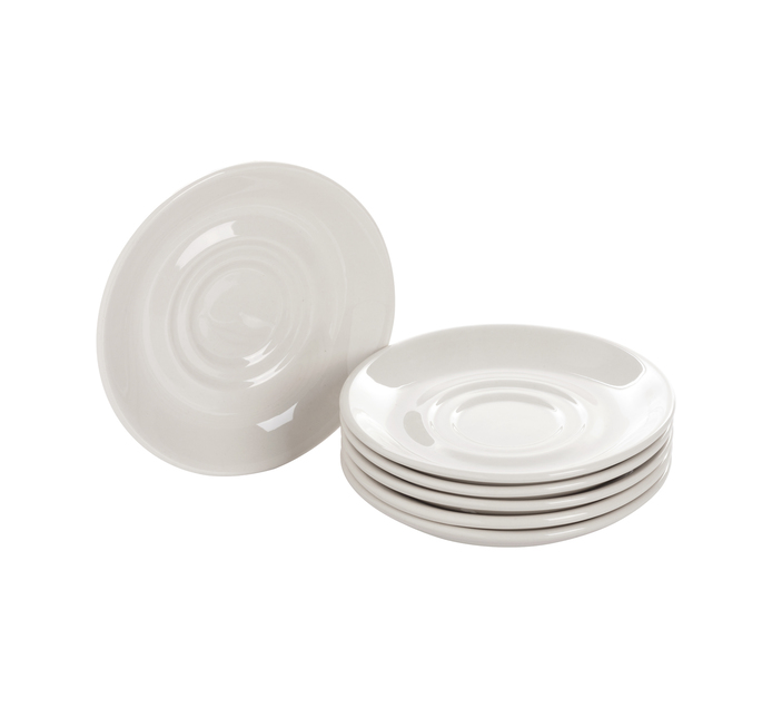 Continental Crockery 6 Pack Double Well Saucer 