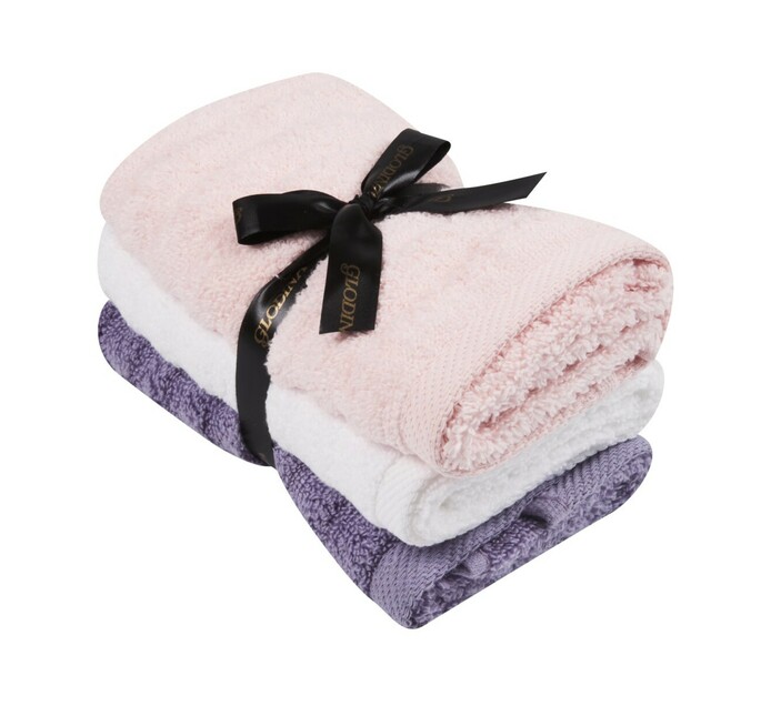 Glodina 3 Pack Onda Guest Towel Pastels Makro