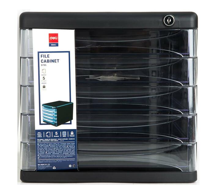DELI File With 5 Drawers & Lock 9795 Makro