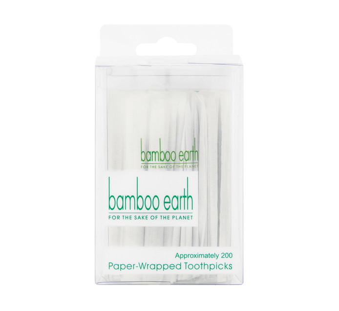 BAMBOO EARTH WRAPPED TOOTHPICKS 200'S