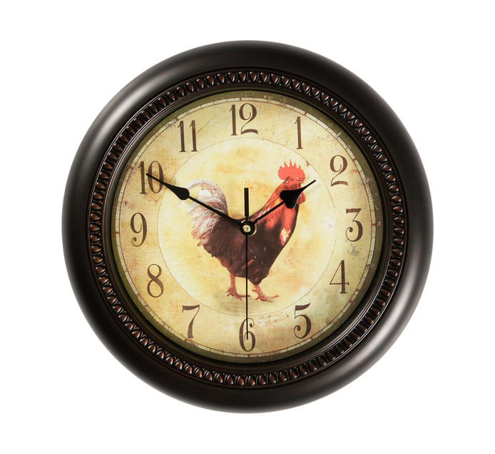 Century 30cm Wall Clock Rooster Clocks Clocks Kitchen