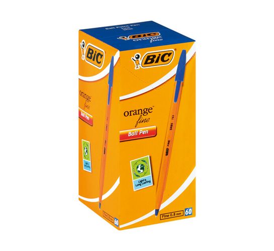 BIC Orange Ballpoint Pens 60-Pack 