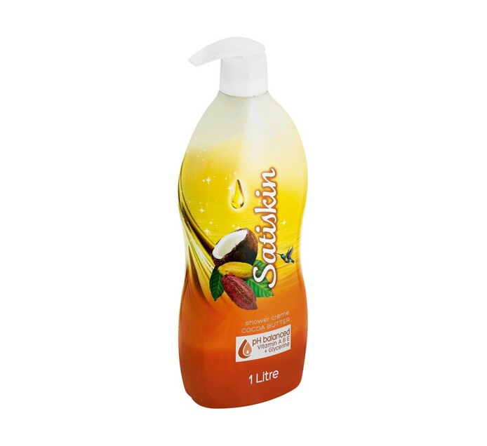 SATISKIN SHOWER GEL 1LT, C/BUTTER Makro