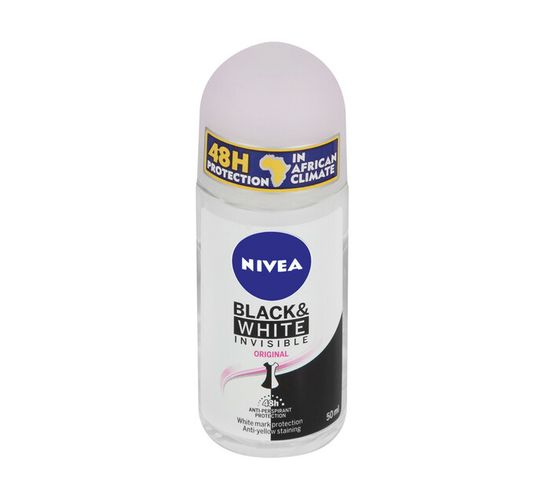Nivea Roll On Black and White Clear Female (6 x 50ml)